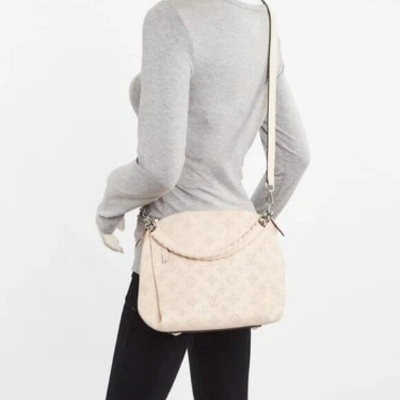 Louis Vuitton Cream Monogram Mahina Leather Babylone BB Bag - Picture 8 of 10